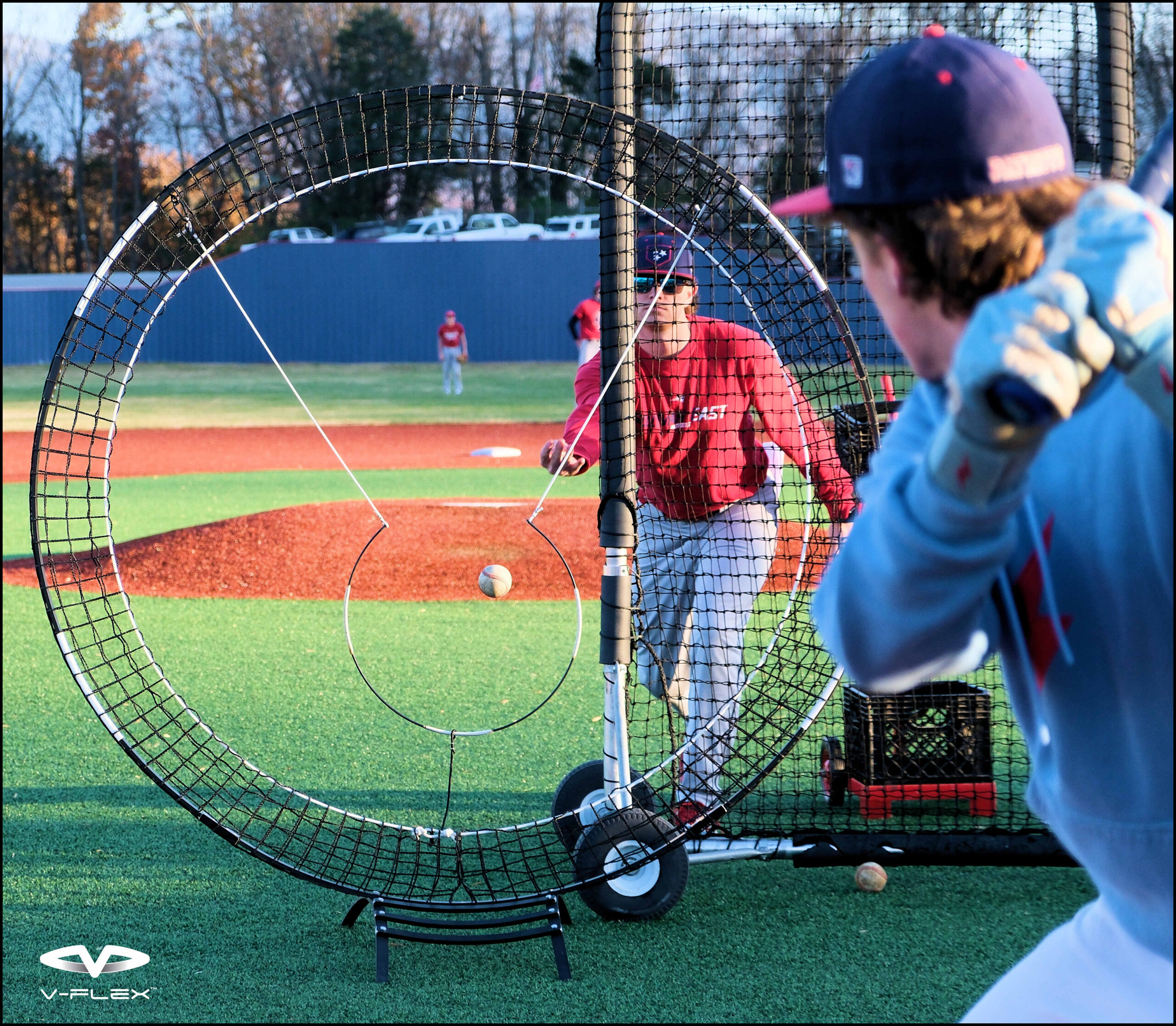 Baseball Front Toss Strike Zone Trainer – 5′ Model