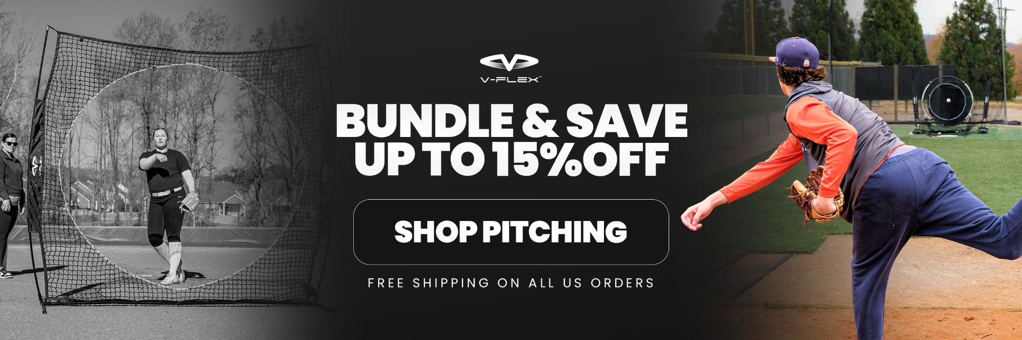 V Flex Pitching Desktop Banner
